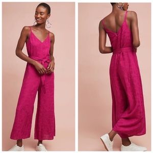 Anthropologie Jetsetter Cropped Jumpsuit